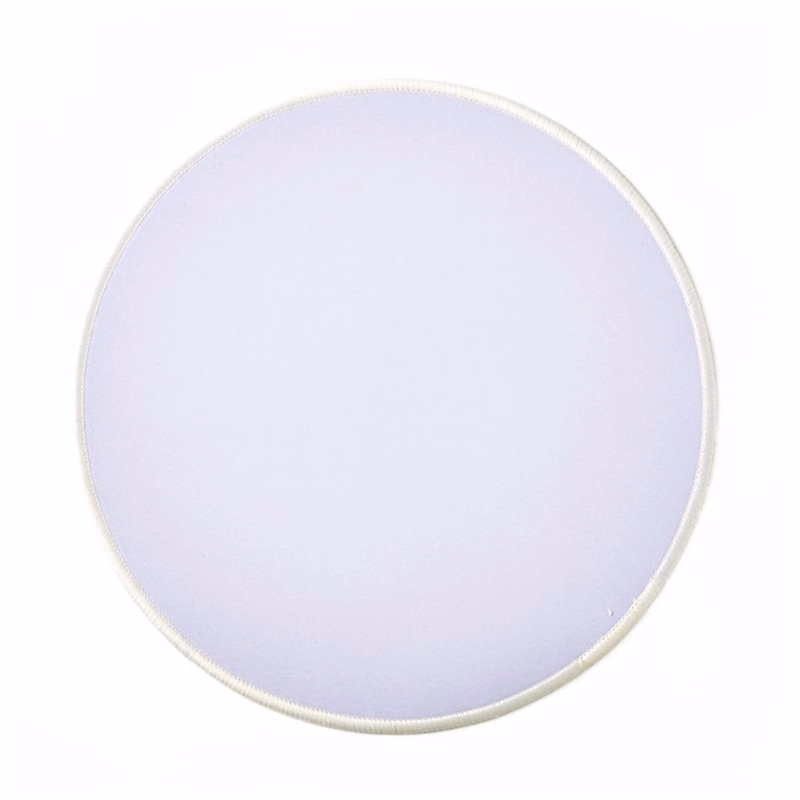 8.66-inch Slim Round Mouse Pad with Elegant Stitched Edge