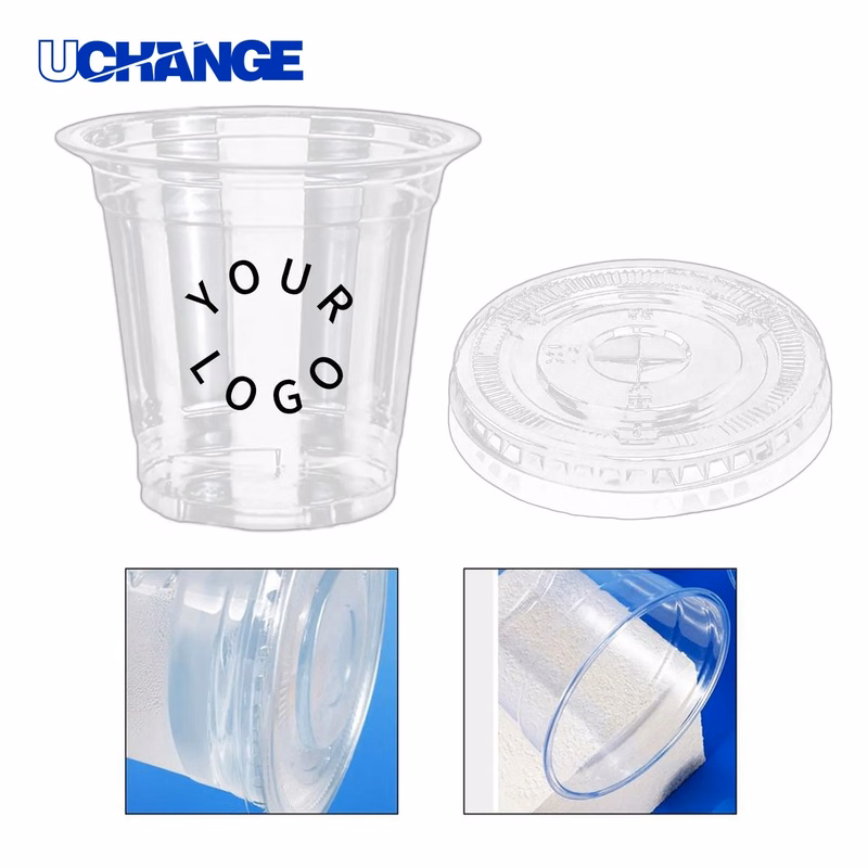 PET Plastic Drink Cup 12oz for Beverages