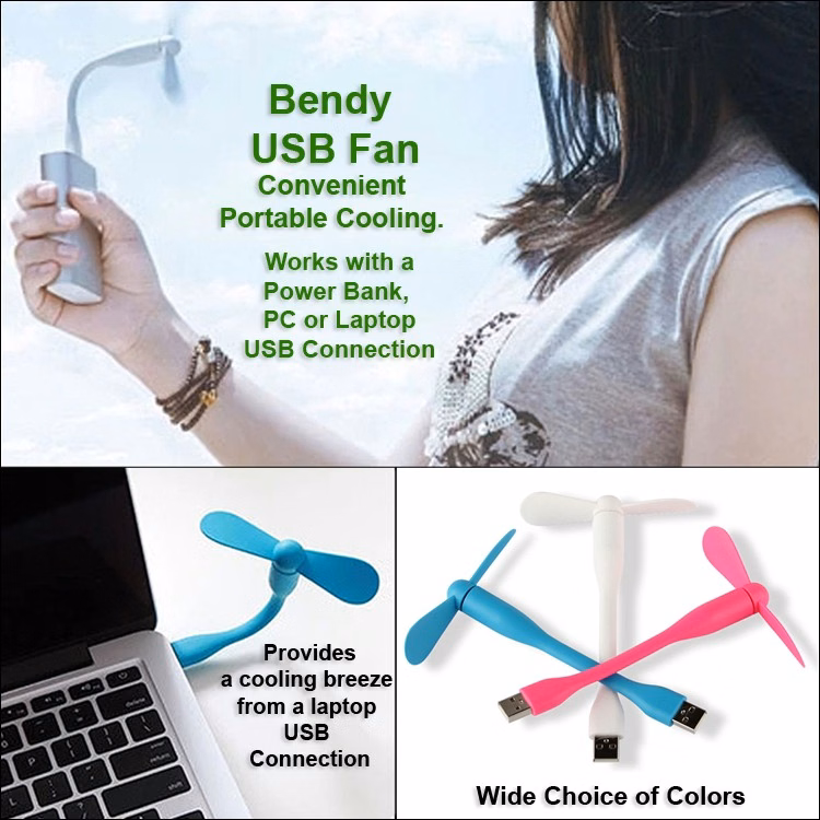 Bendy USB Fan