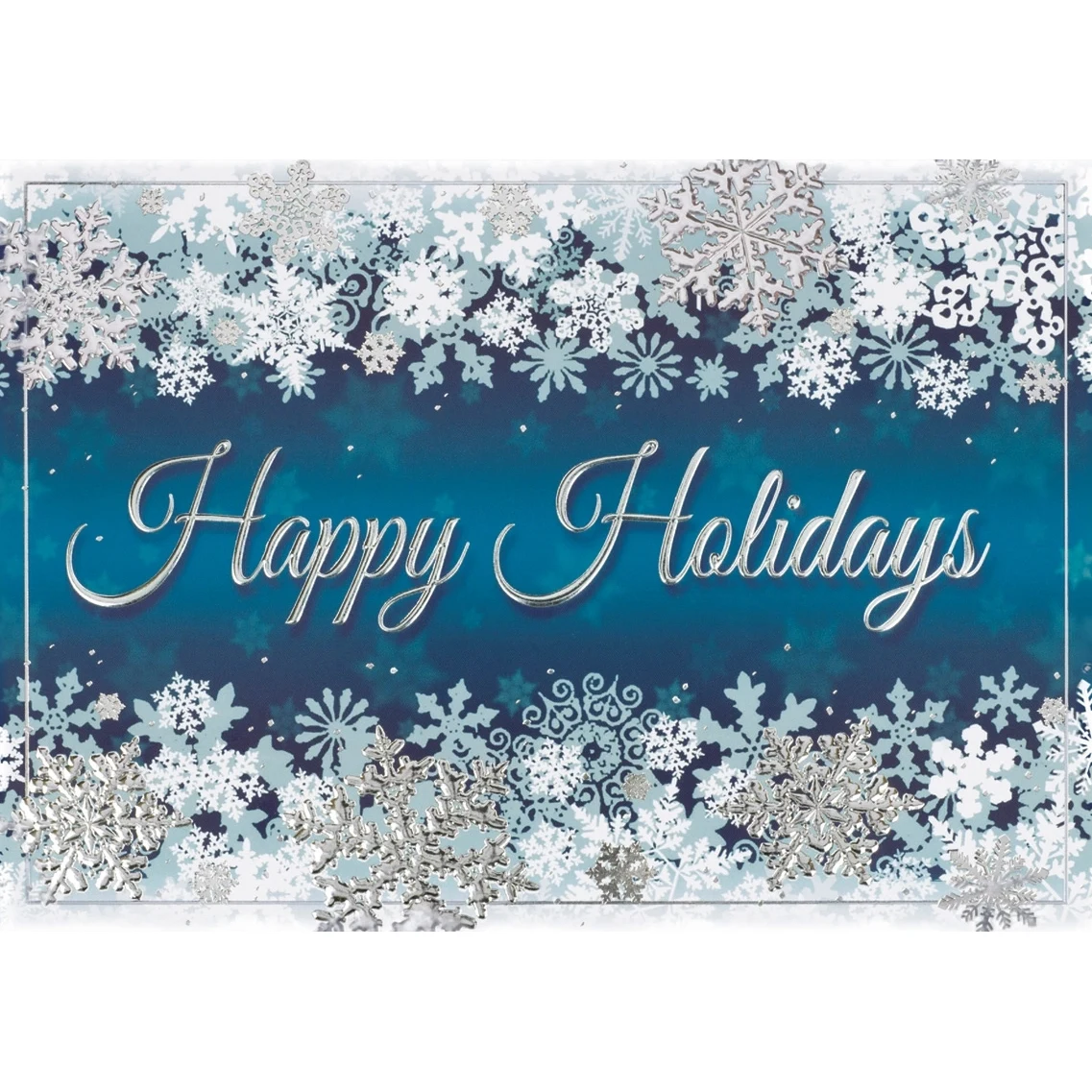 Dancing Flakes Holiday Cards 1