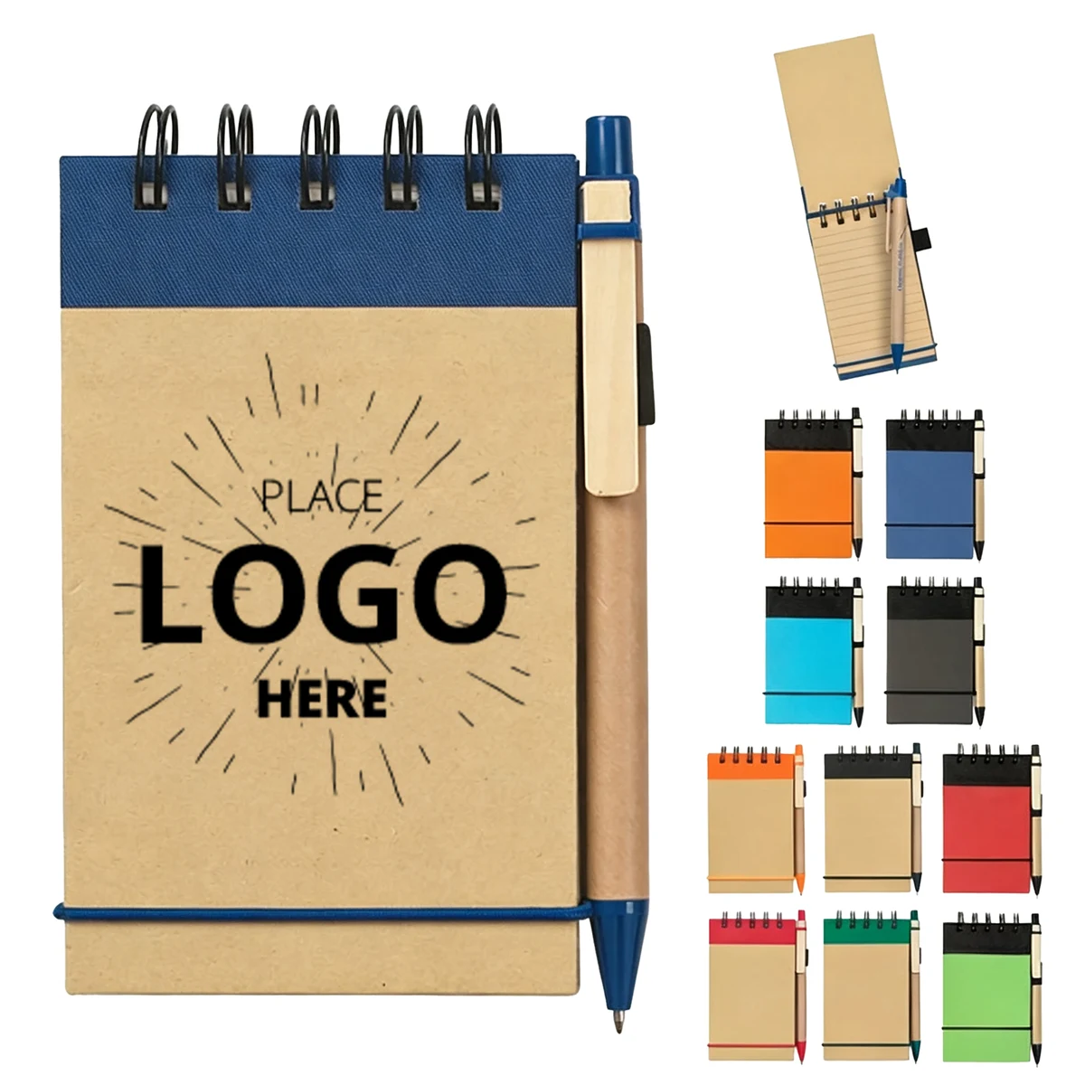 Pocket Mini Flip Spiral Jotter With Pen 1