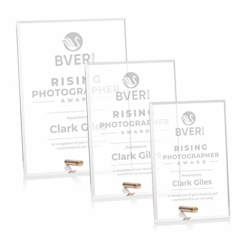 Polaris Rectangle (V) Award - Gold