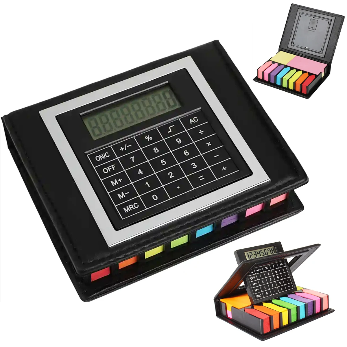 Executive Calculator & Notebook Organizer with Flags 1