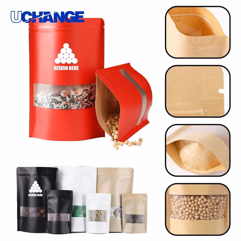 Kraft Paper Food Packaging Bag Organizer