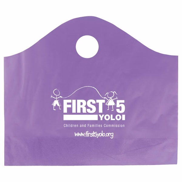 Frosted Super Wave Handle Bags