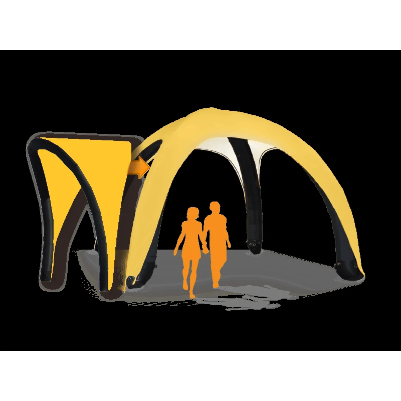Solid Color Awning For 17x17 Inflatable Tent 1