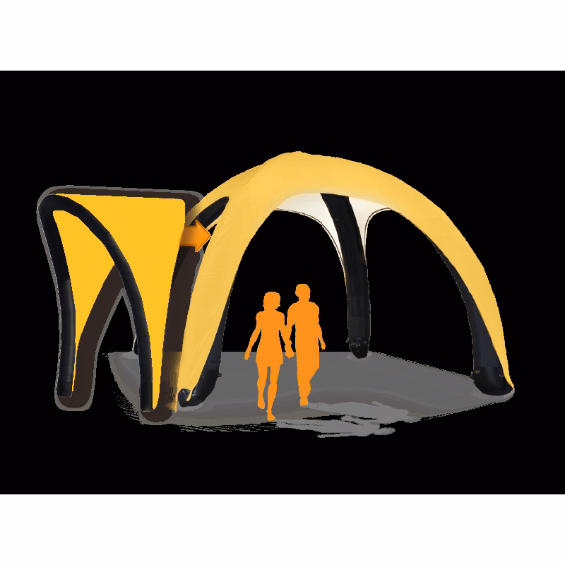 Solid Color Awning For 17x17 Inflatable Tent