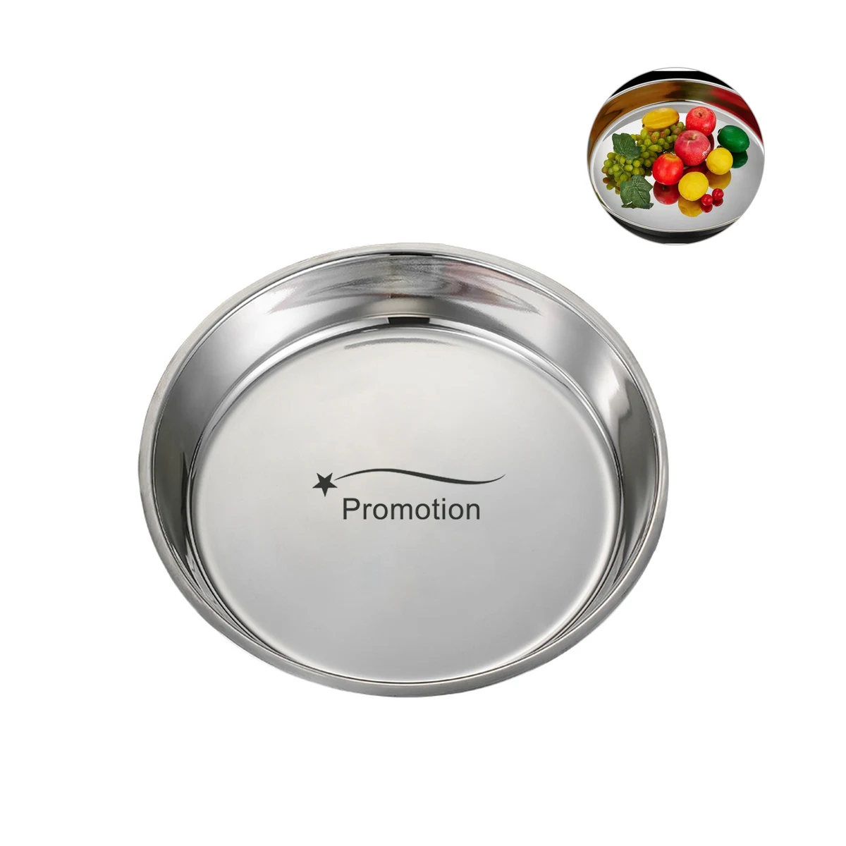 Stainless Steel Round Plate 1