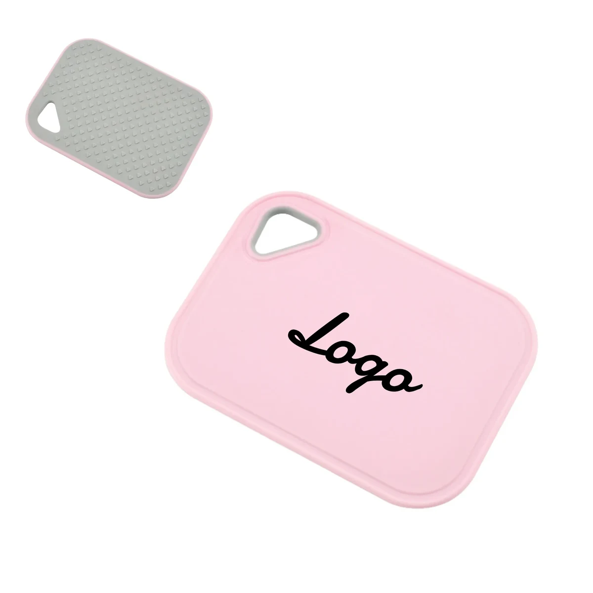 Pink PP Plastic Hanging Cutting Board with Anti - slip Featu 1