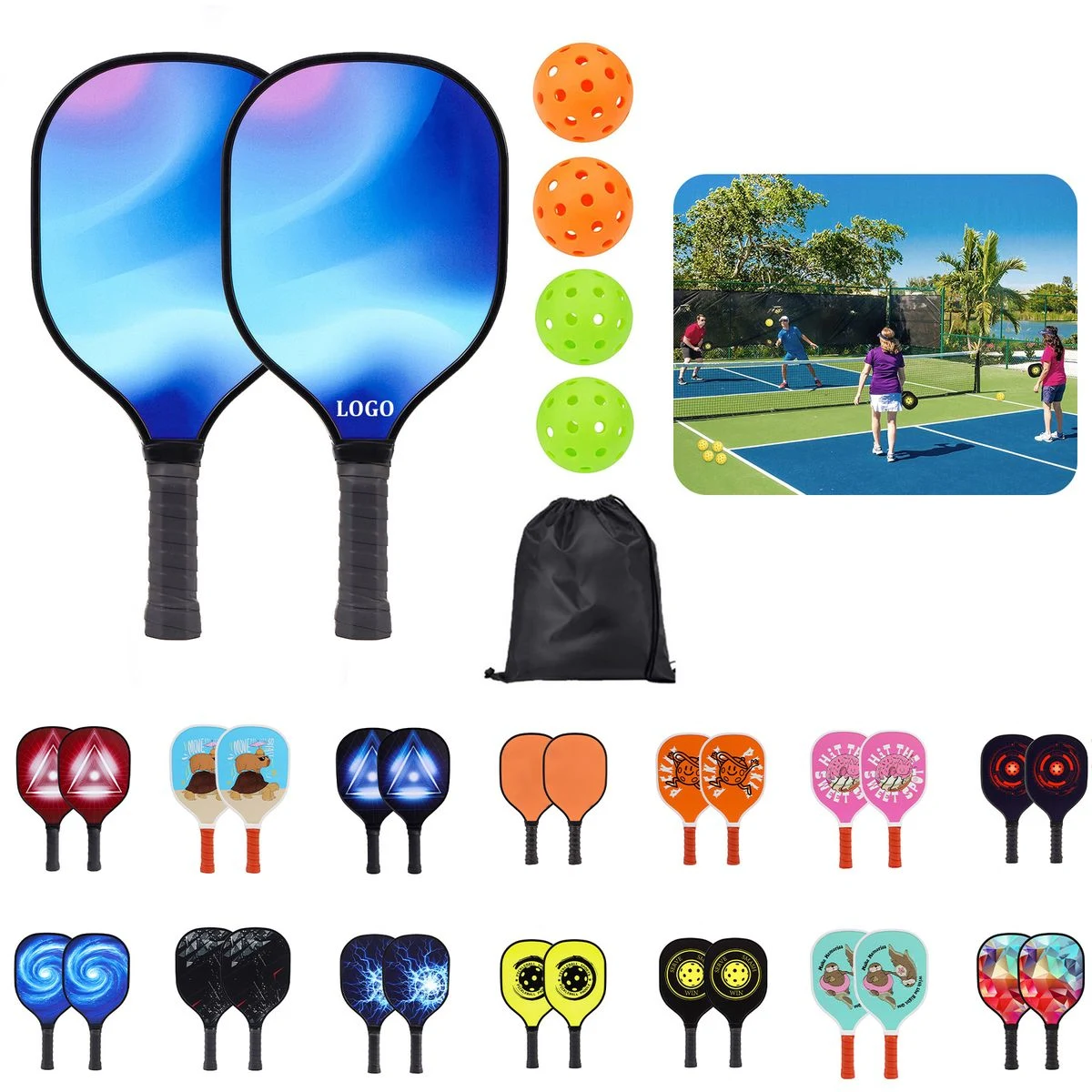 Approved Pickleball Paddle Set 1