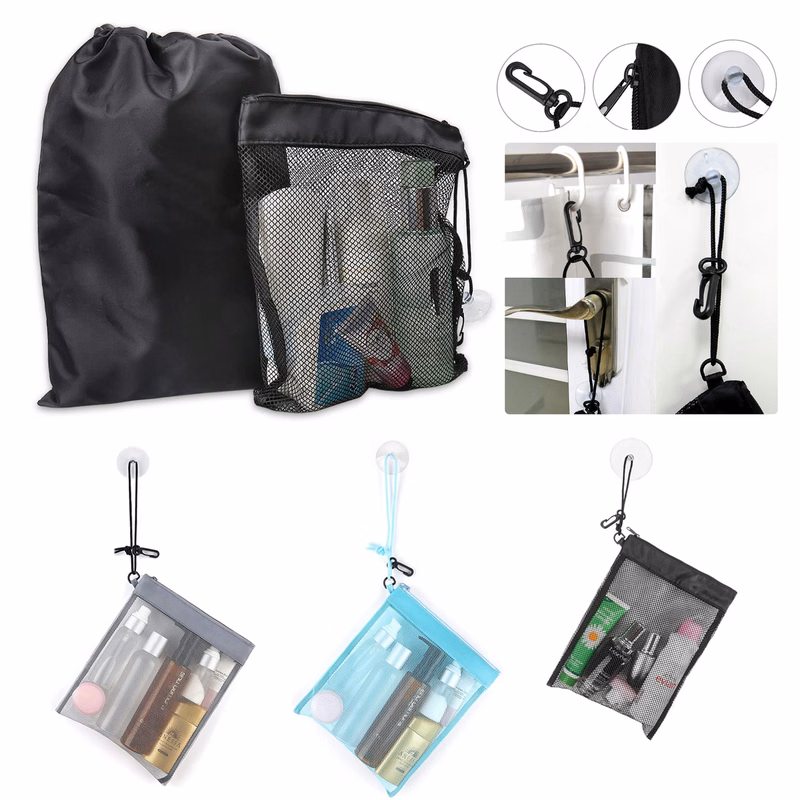 Portable Mesh Shower Caddy Bag