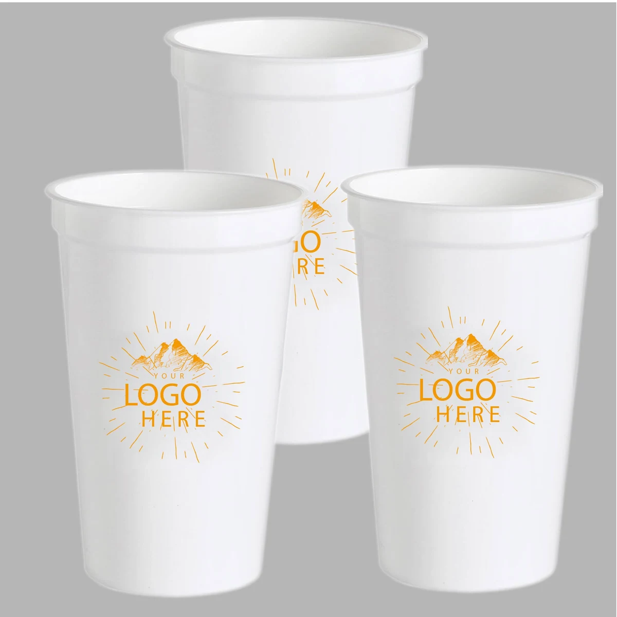 Reusable 16 Oz. Plastic Stadium Cup 1