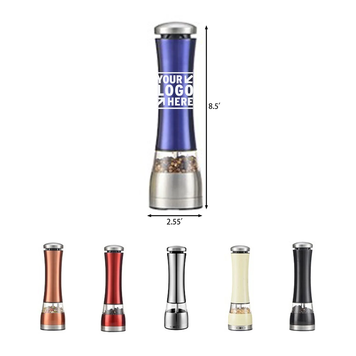 Large Capacity Stainless Steel Pepper Grinder 1