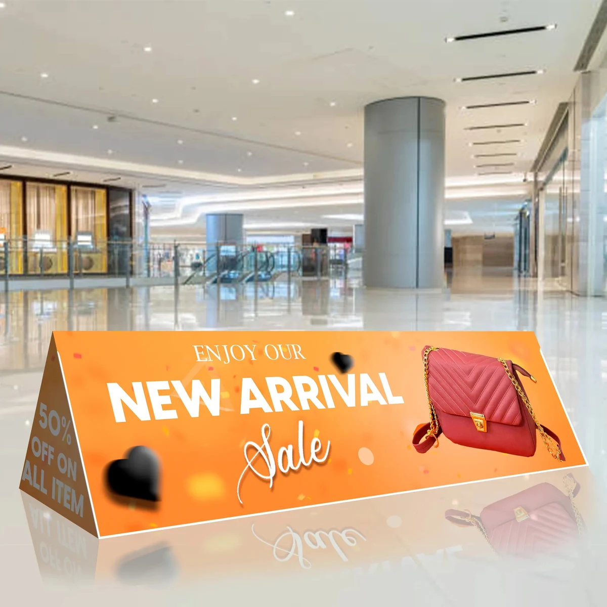 10' Triangle Banner Stand 1