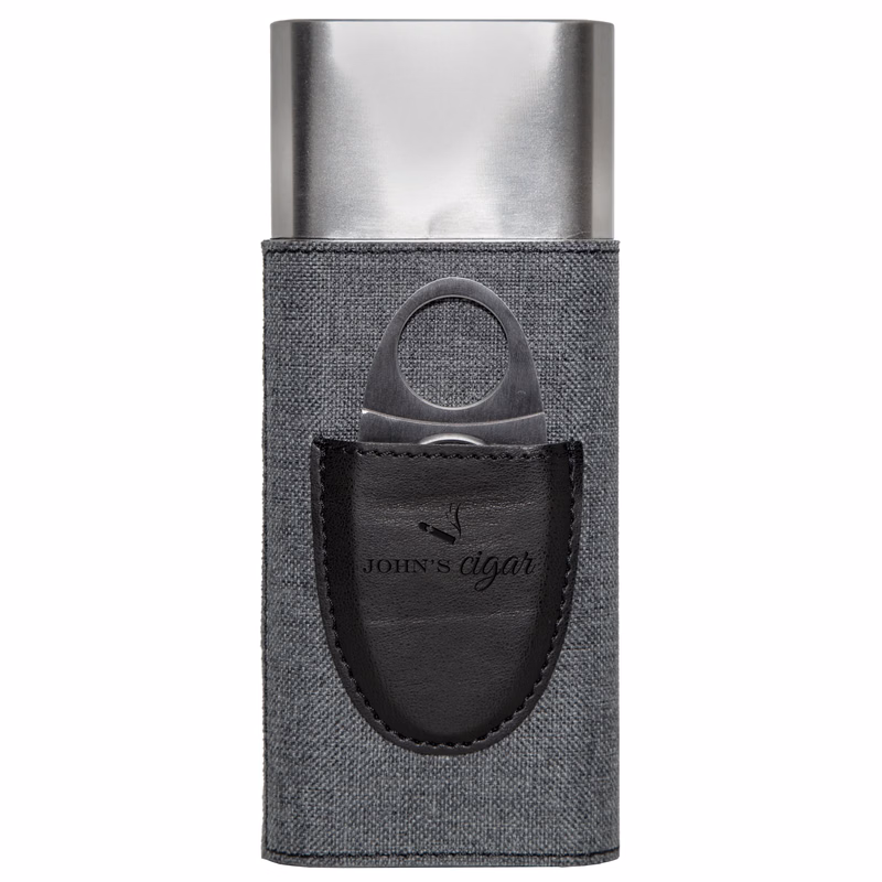 Cigar Case with Cigar Cutter