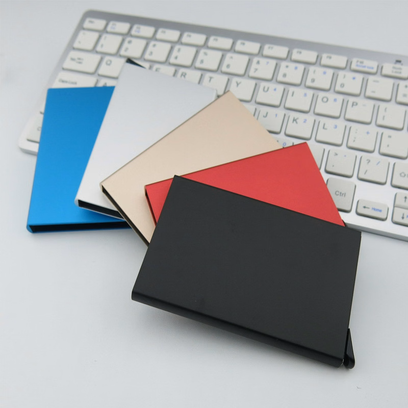 Aluminum minimalist wallet