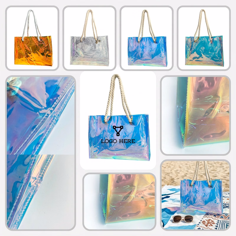 Stylish PVC Beach Tote