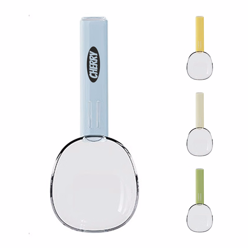Plastic Measuring Food Spoon W/ Clip