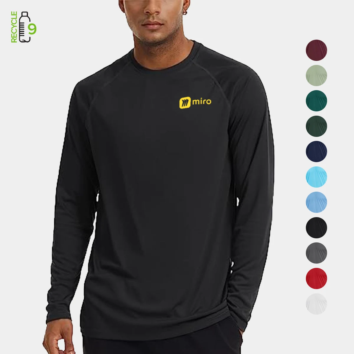 REPREVE® - Men's Recycled Performance Long Sleeve T-Shirt 1