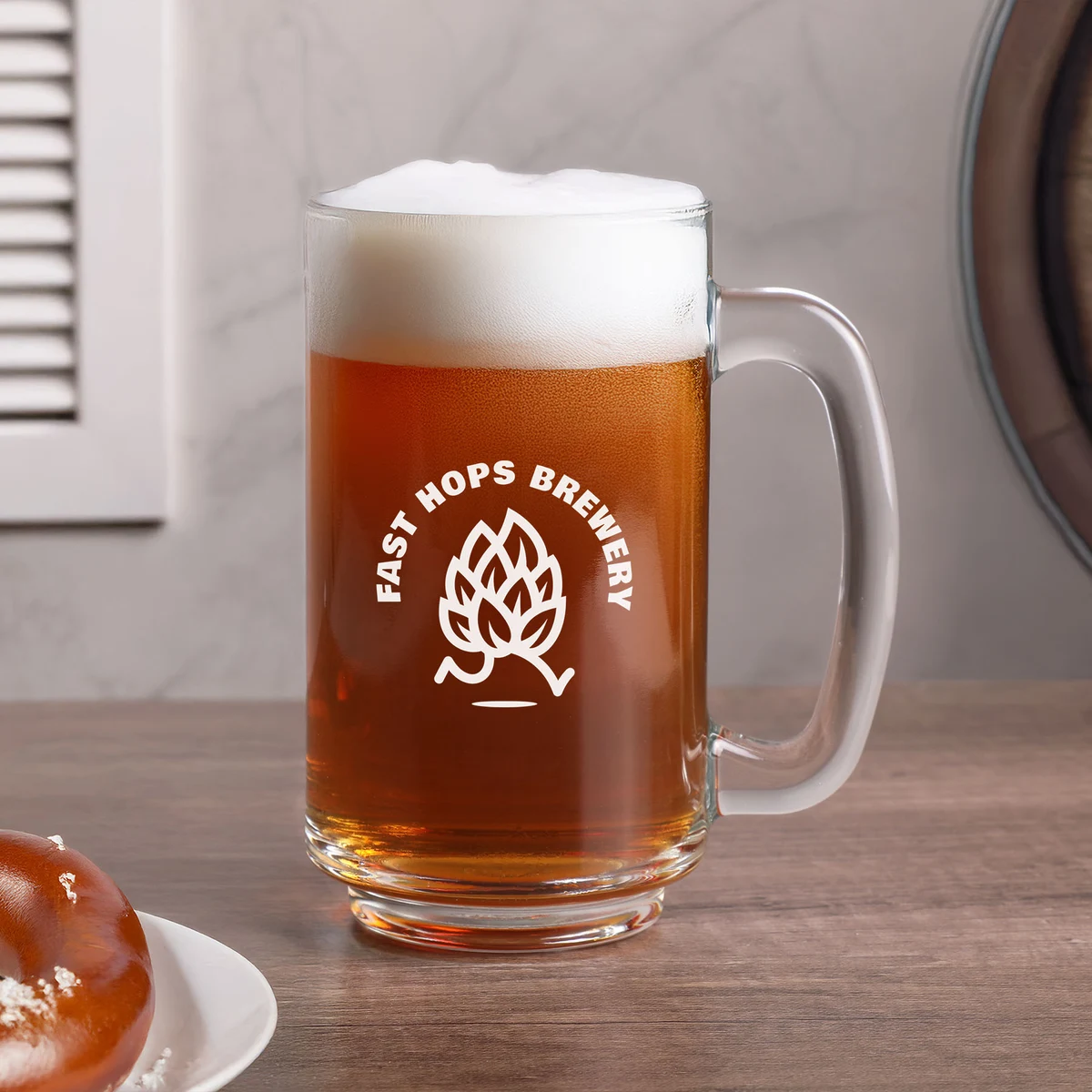 14 Oz. Glass Beer Mug 1