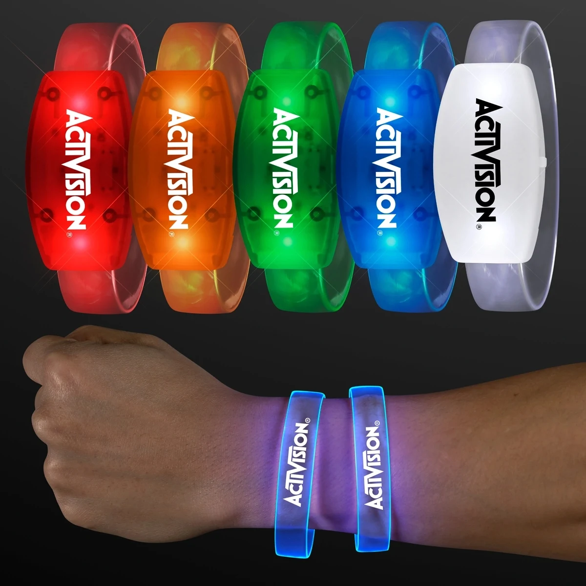 Galaxy Glow LED Band Bracelets, Patent Pending 1