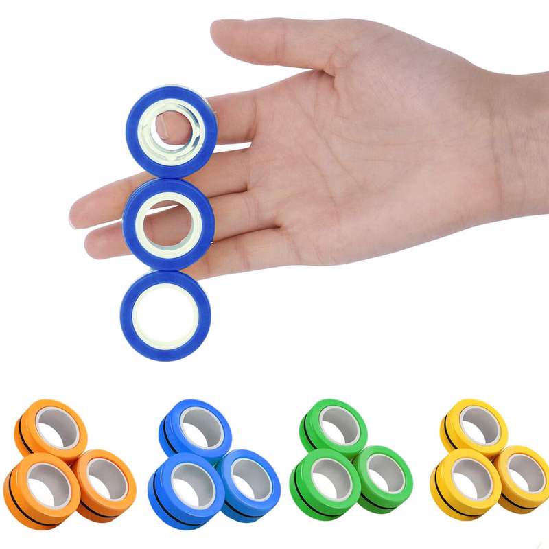 Stress Relief Magnetic Finger Ring Spinner