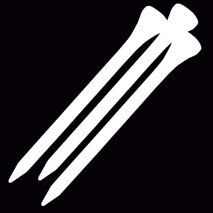 31/4"Imprinted Golf Tees