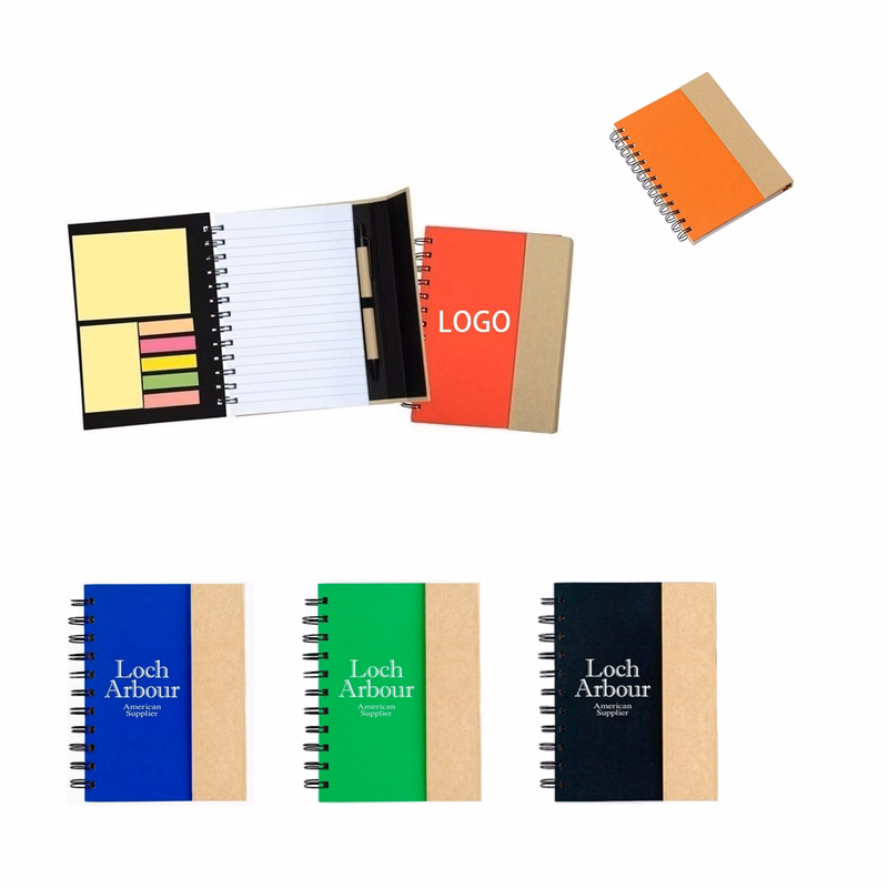 Magnetic Coil Sticky Note Pad