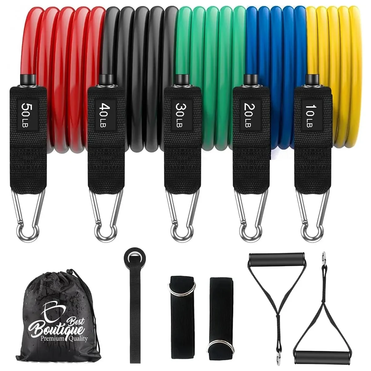 Unisex Home Adjustable Resistance Exercise Workout Bands 1