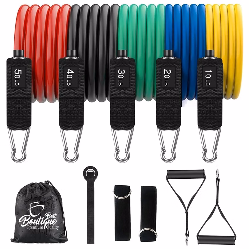 Unisex Home Adjustable Resistance Exercise Workout Bands