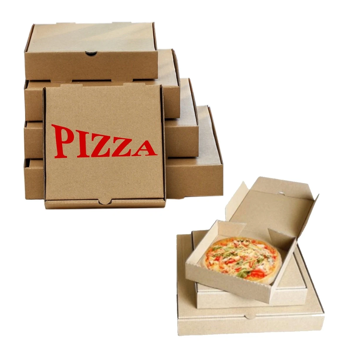 8"/10"/12" Disposable Pizza Paper Box 1