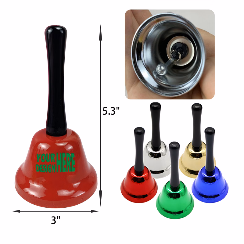MOQ 50 PCS Jolly Christmas Hand Bell
