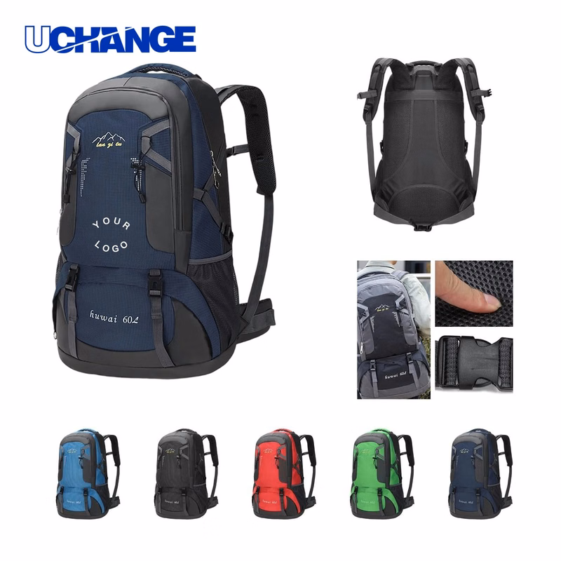 Nylon Backpack Bag Reinforced with Storage Compartments