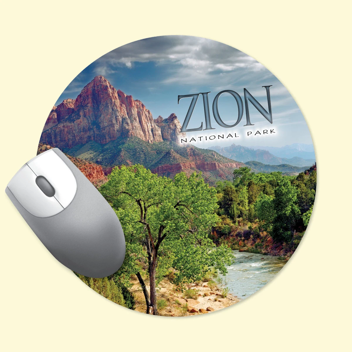 Origin'L Fabric 8" Round x1/16" Mouse Pad 1