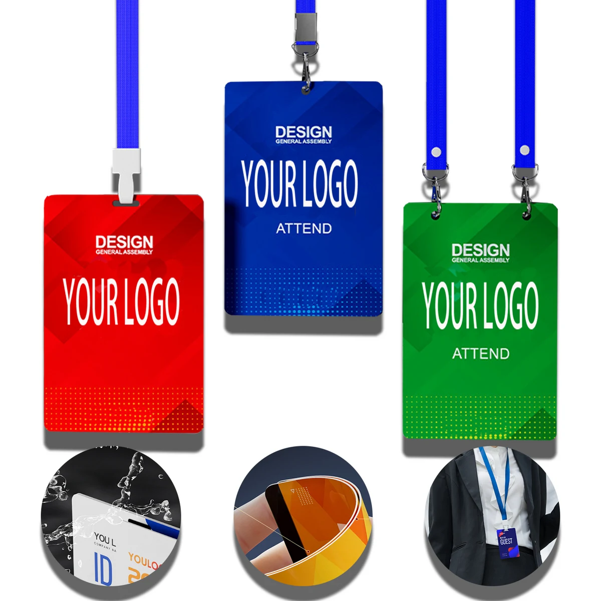 Full Custom PVC ID Card Badge 1