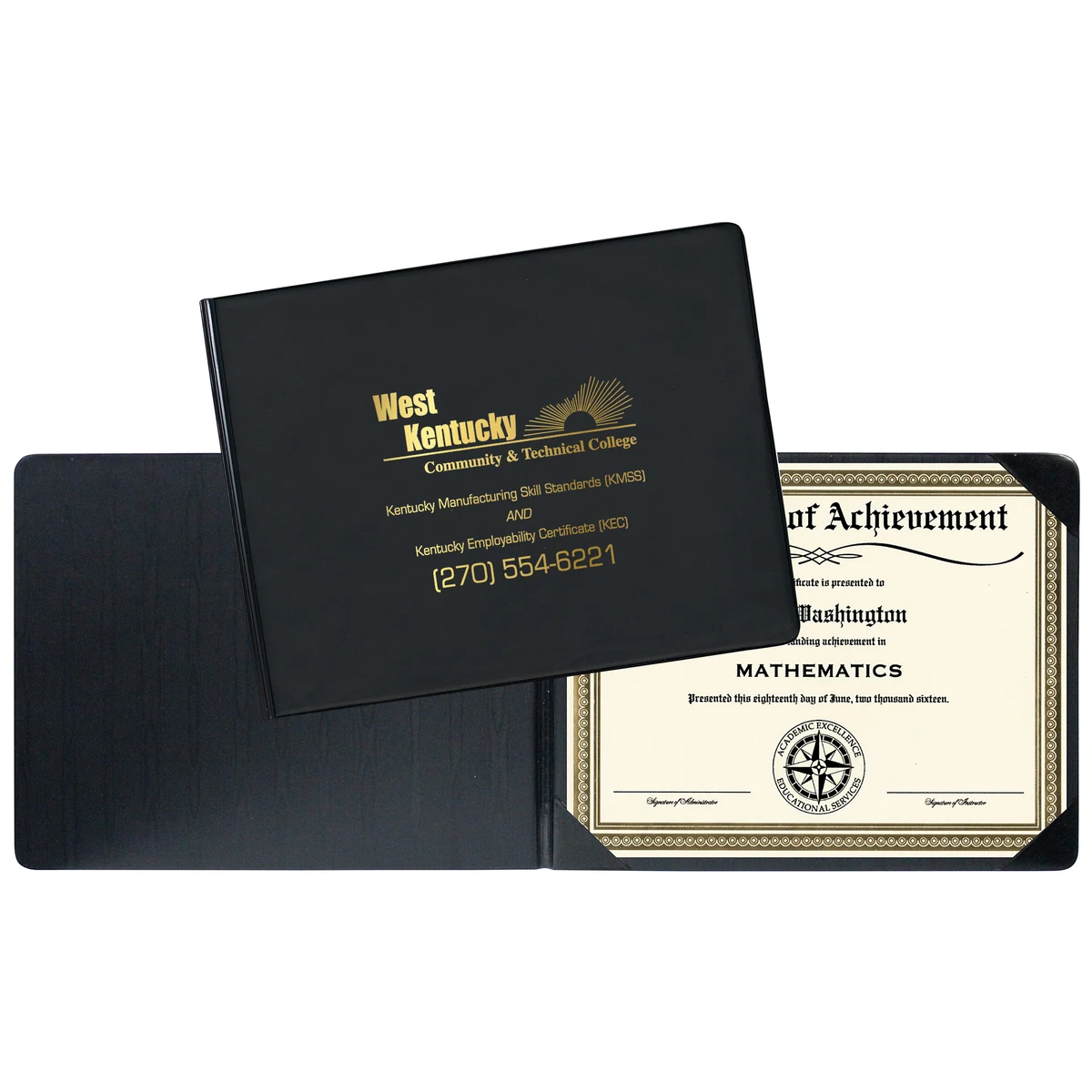 Standard Heat Sealed Diploma Holder (Landscape Style) 1