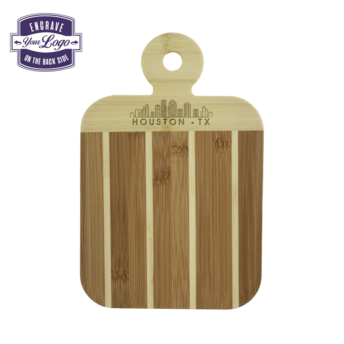 Striped Paddle City Skyline Board - Houston 1