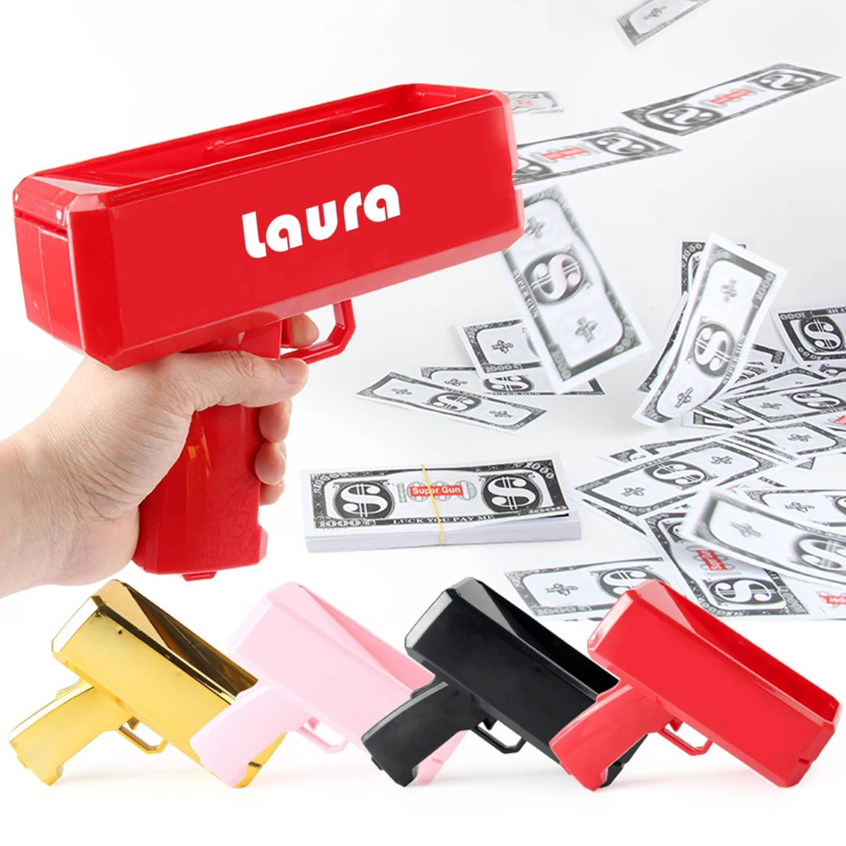 Electric Money Spray Gun Toy 1