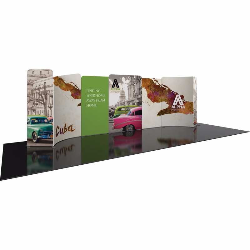 Modulate Series 4 30ft Fabric Backwall Kit 04