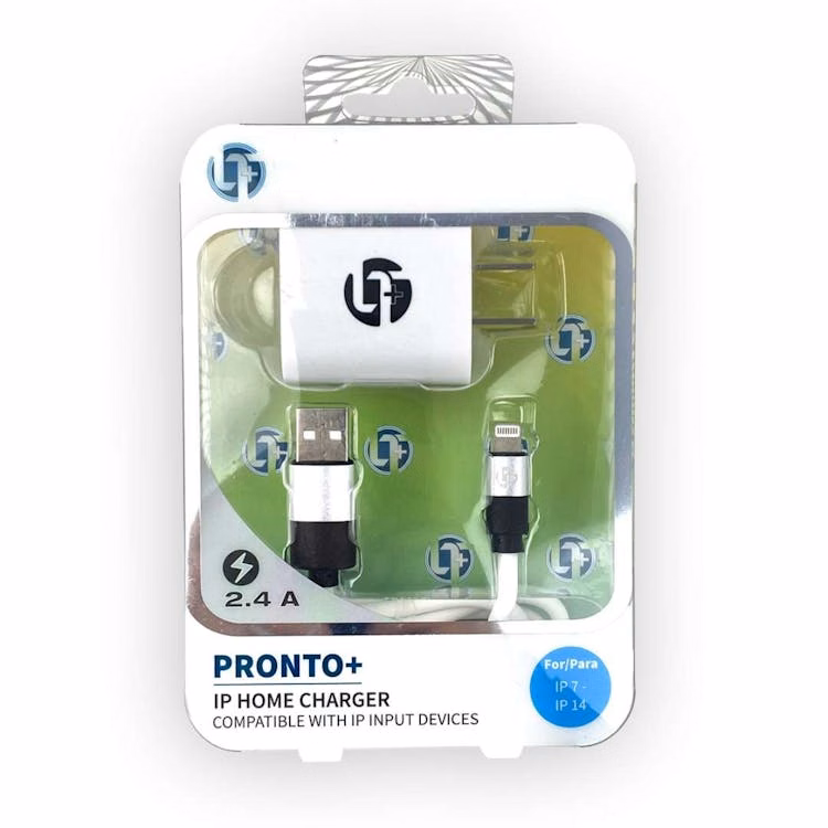 IP to USB- A Cables & Home Ports - White