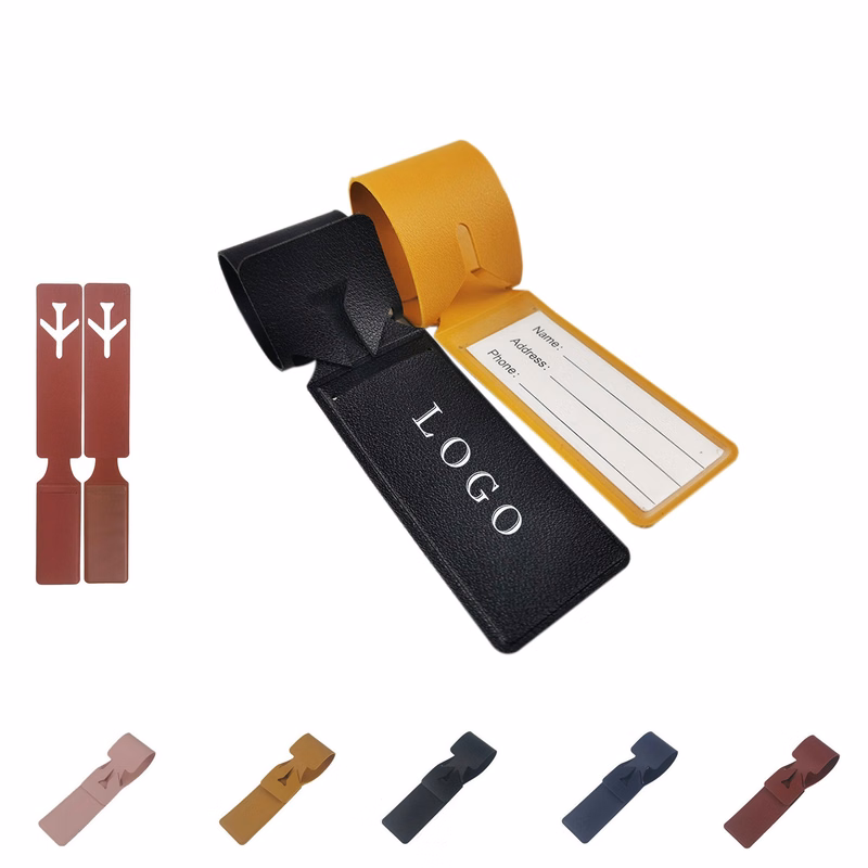 PU Leather Luggage Label Travel