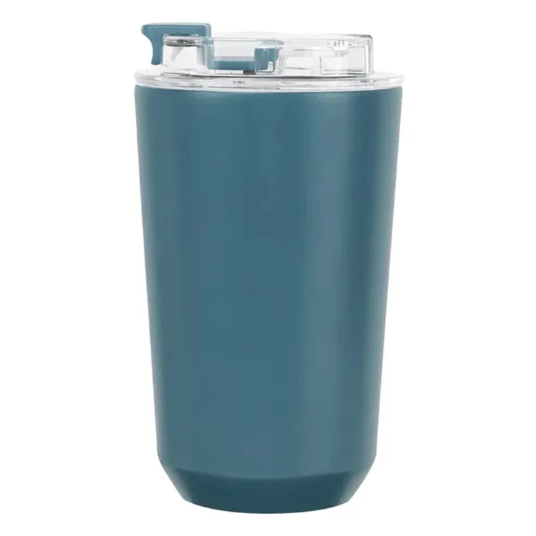 12 Oz Stainless Steel Insulated Coffee Cup With Lid 1