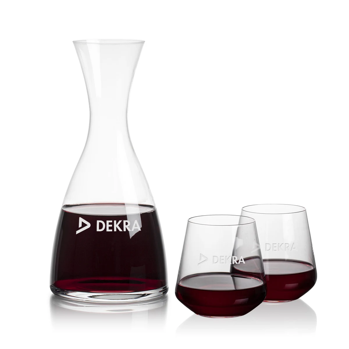 Barham Carafe & Cannes Stemless Wine 1
