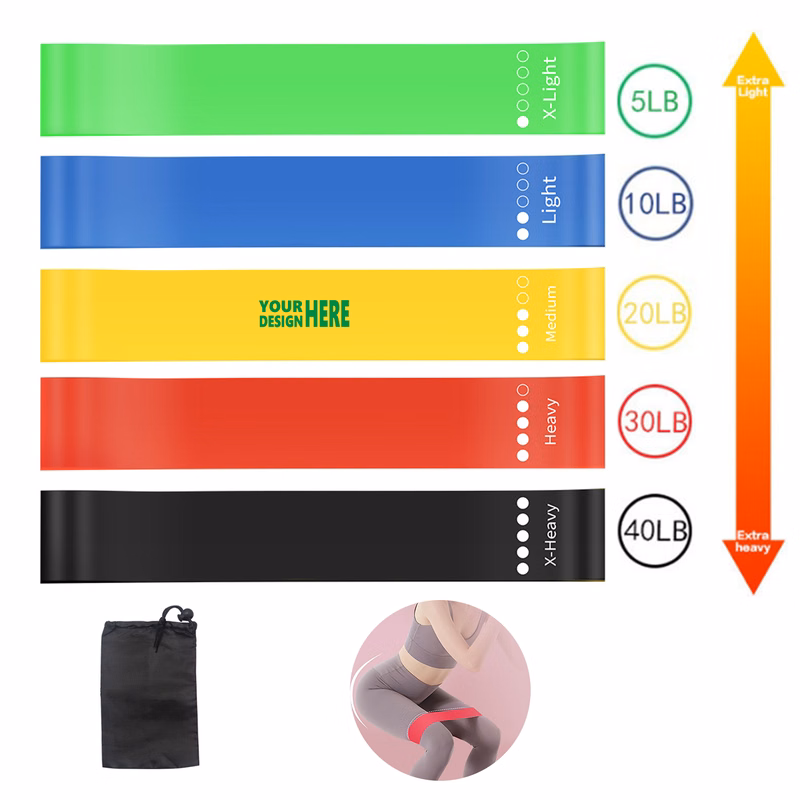 Resistance Bands Set, 5-Pack for Workouts