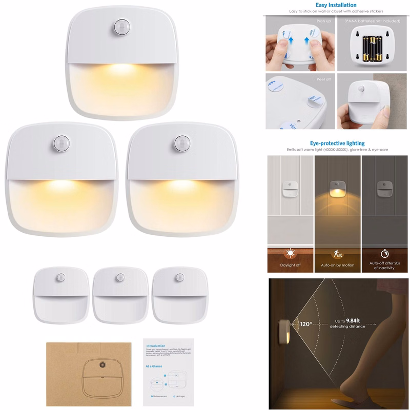Auto LED Motion Sensor Night Light