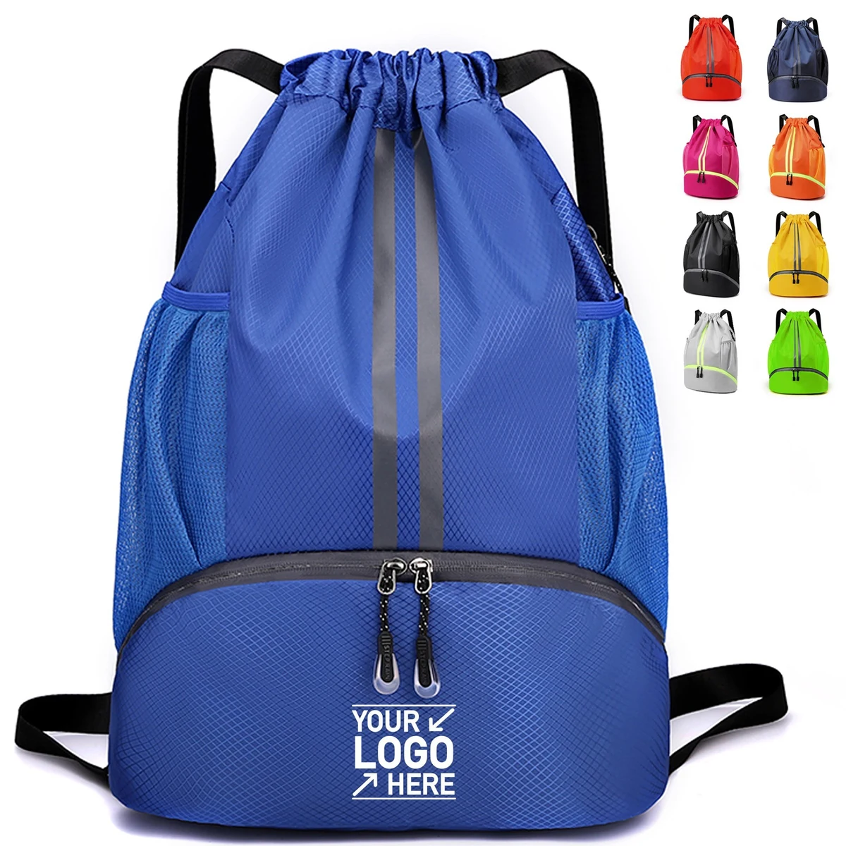 Water Resistant Drawstring Sports Backpack 1