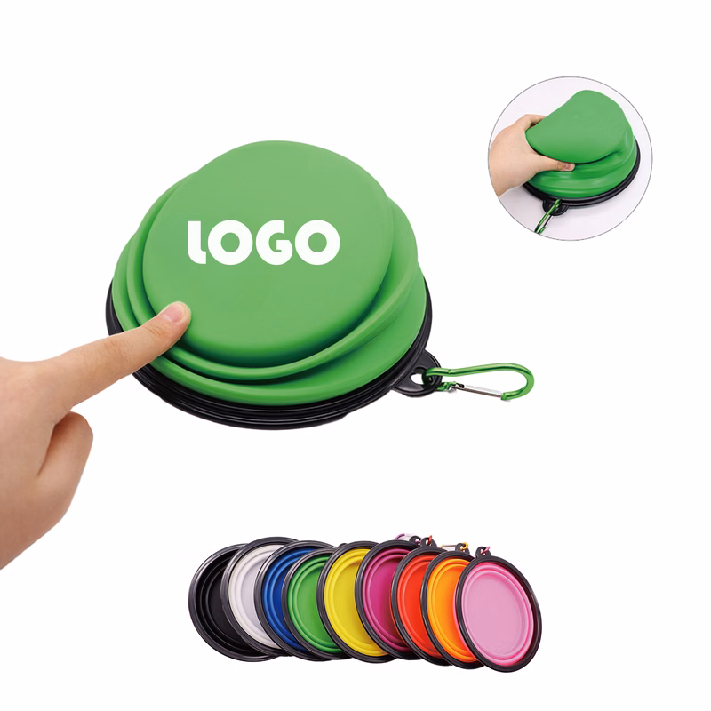 Folding Dog Bowls with Carabiner