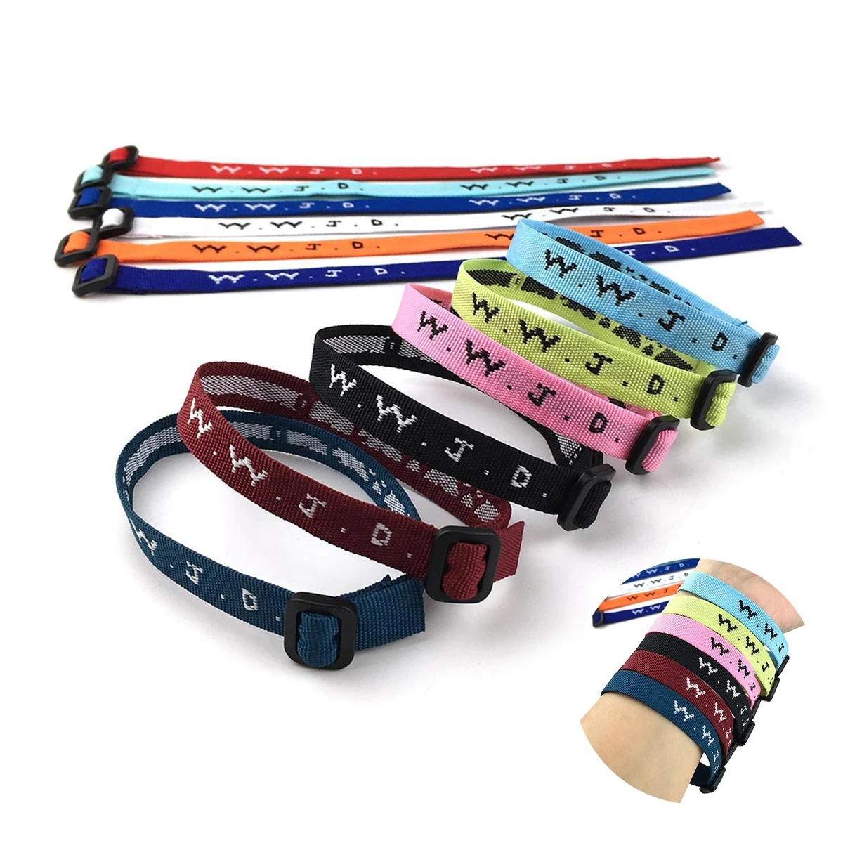 Durable Nylon Wrist Band W/ Adjustable Buckle 1
