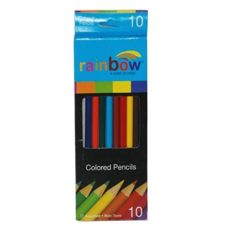 Pre-Sharpened Colored Pencils - 10 Pack 1