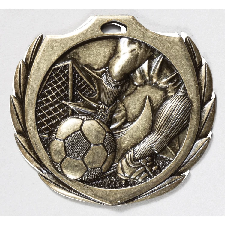 Soccer Burst Medal 2 1/4" 1